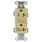 Hubbell Wiring Device-Kellems Straight Blade Receptacle, 5-20R, 20 A, 125V AC, 2 Pole, 3 Wire, Grounded BR20C1I - alternate 3